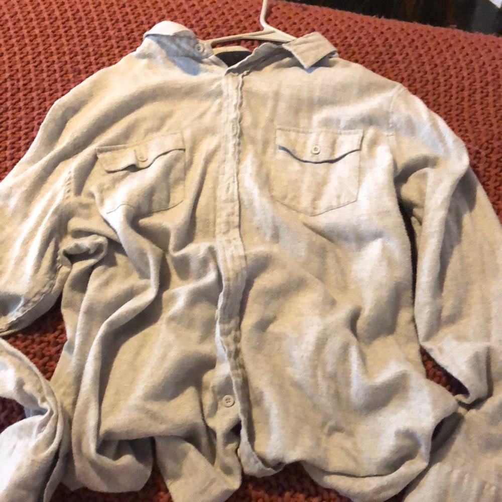 grey button up size 2xl